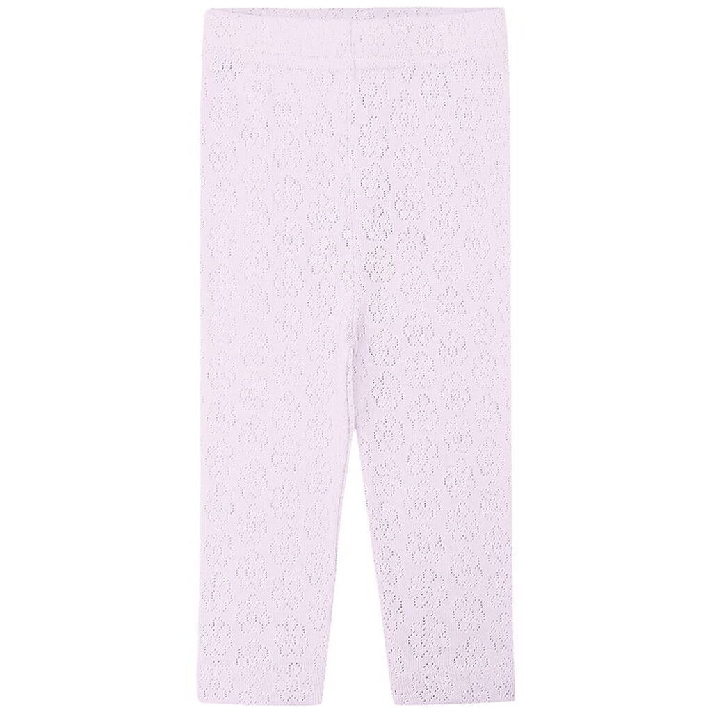 Hust and Claire Leggings - Lisa Pointelle Flower - Lavender