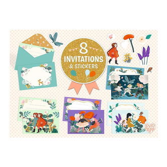 Djeco Invitationer - 8 stk. - Haven