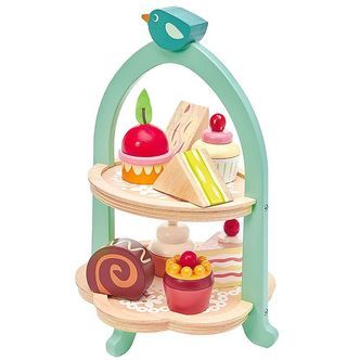 Tender Leaf Trælegetøj - Snackopsats - 9 Dele - Fugl