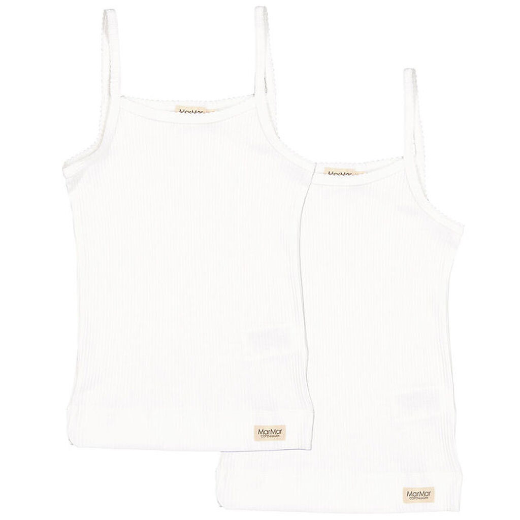 MarMar Undertrøje - 2-pak - Rib - Gentle White