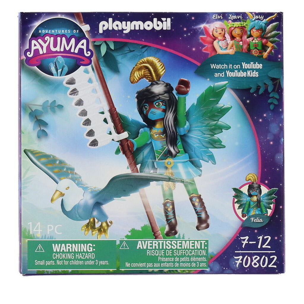 Playmobil Ayuma - Knight Fairy Med Totemdyr - 70802 - 14 Dele
