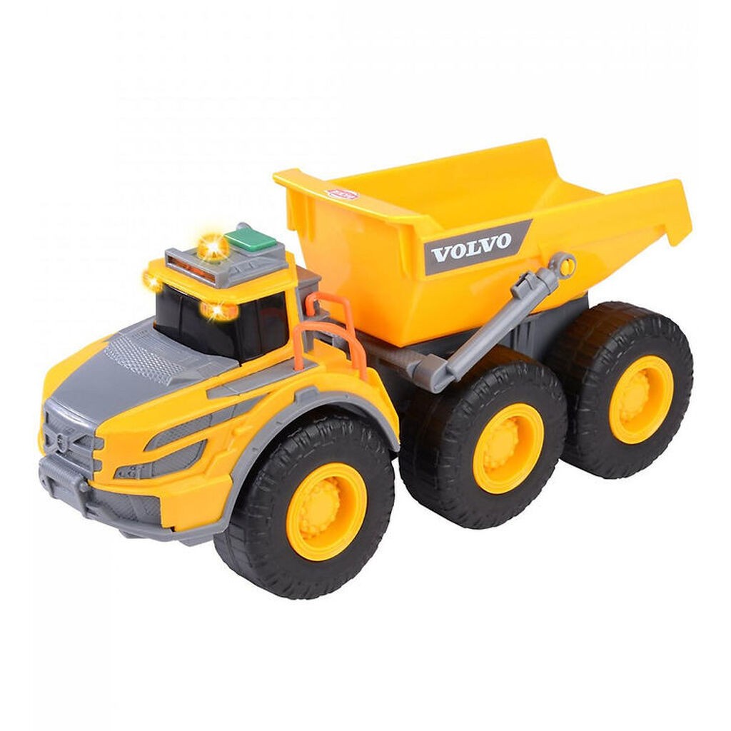 Dickie Toys Arbejdsbil - Volvo Articulated Hauler - Lys/Lyd