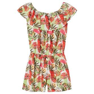 Name It Buksedragt - NkfVinaya - Noos - Bright White/Tropical