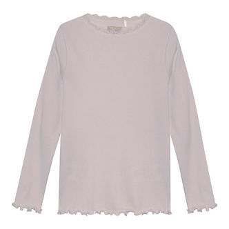 Huttelihut Bluse - Rib - Cloud Gray
