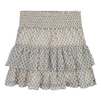 Tommy Hilfiger Nederdel - Geo Pattern - Desert Sand Dune