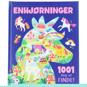 Forlaget Bolden Bog - 1001 Ting At Finde: Enhjørninger - Dansk