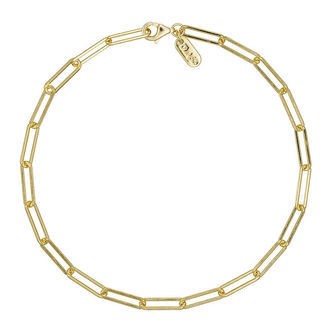 Design Letters Armbånd - Chunky Square - Large - 18K Guld