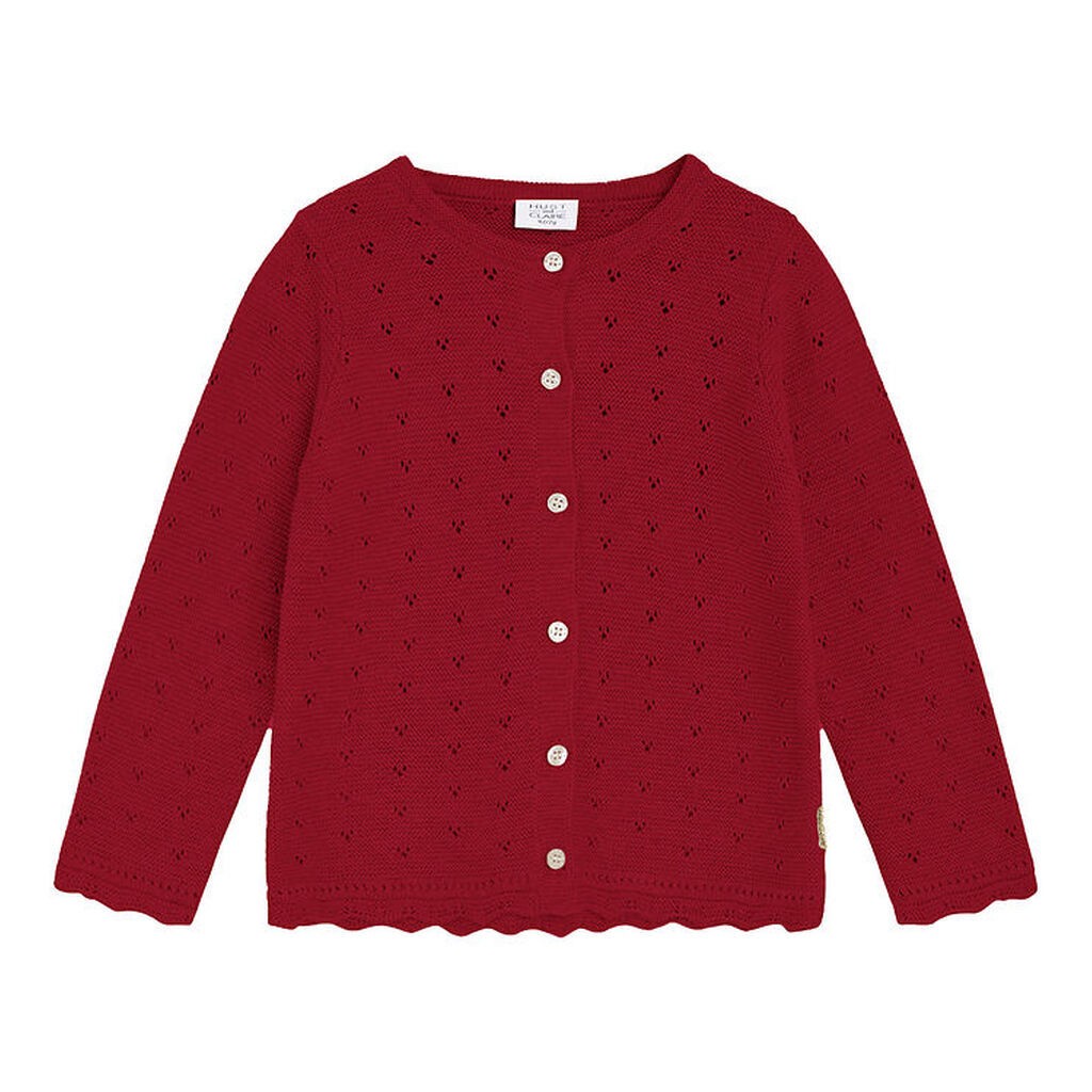 Hust and Claire Cardigan - Strik - Caren - Teaberry