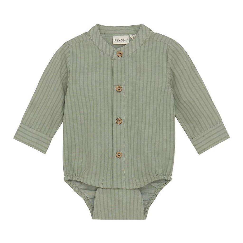 Fixoni Skjortebody l/æ - Desert Sage