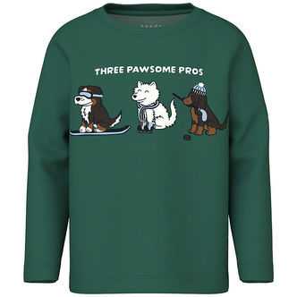 Name it Bluse - NmmVux - Bistro Green/Ice Dogs