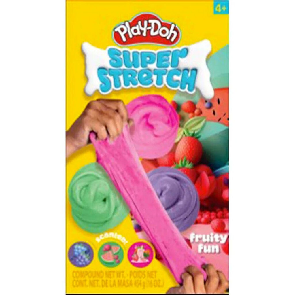 Play-Doh Slim - 3 Stack Jars - Super Stretch Fruity Fun