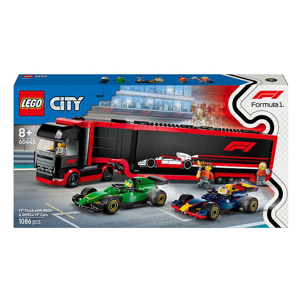 LEGOÂ® City - F1Â®-lastbil m. F1Â®-biler 60445 - 1086 Dele