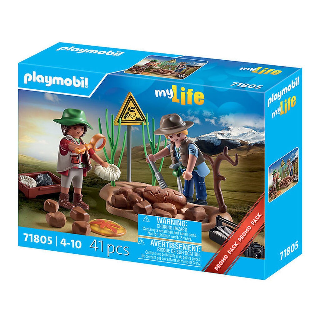 Playmobil My Life - Palæontologi-udgravning - 71805 - 41 Dele