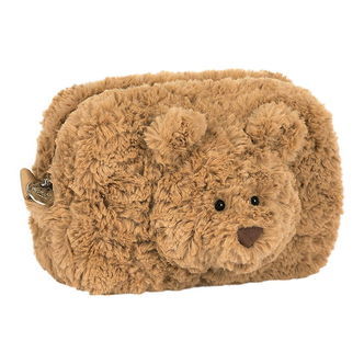 Jellycat Taske - 13x19 cm - Bartholomew Bear Pouch - Brun
