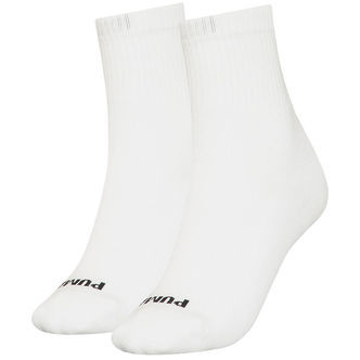 Puma Strømper - 2-pak - Heart Logo Crew - Hvid/Sort