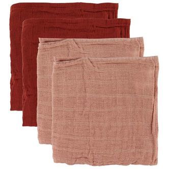 Pippi Stofbleer - 4-pak - 65x65 - Misty Rose