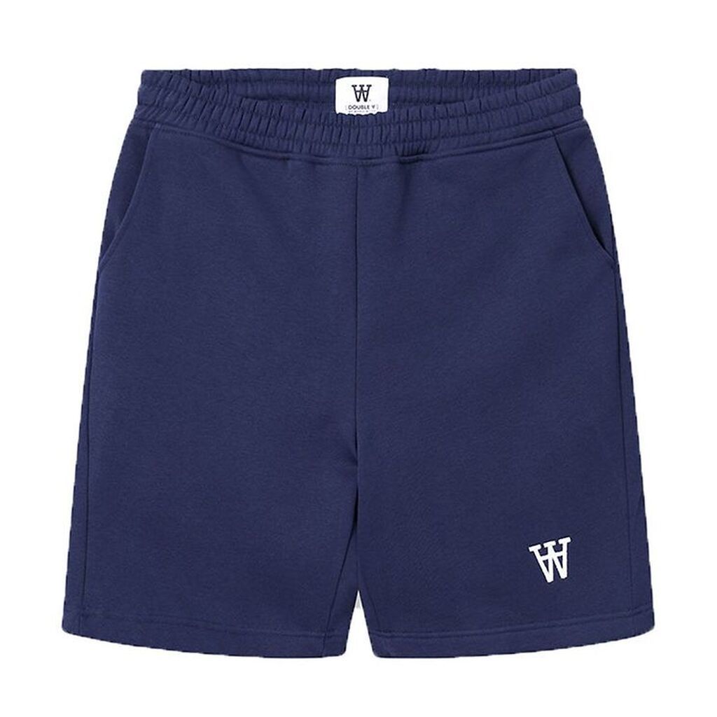 Wood Wood Sweatshorts - Jax AA - Navy