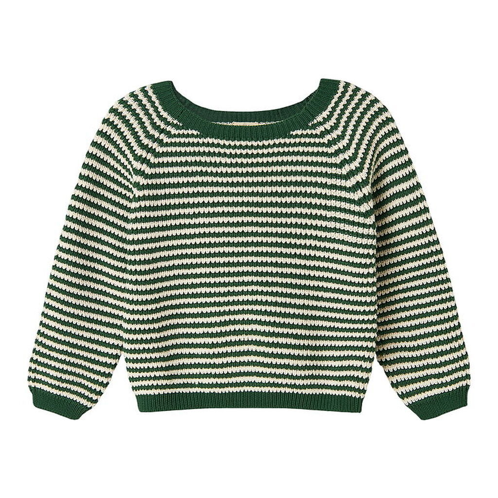 MarMar Bluse - Strik - Torin - Garden Green Stripe