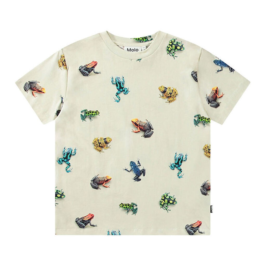 Molo T-shirt - Roxo - Vibrant Frogs m. Print