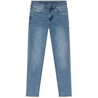Indian Blue Jeans Jeans - Straight Fit - Used Light Denim
