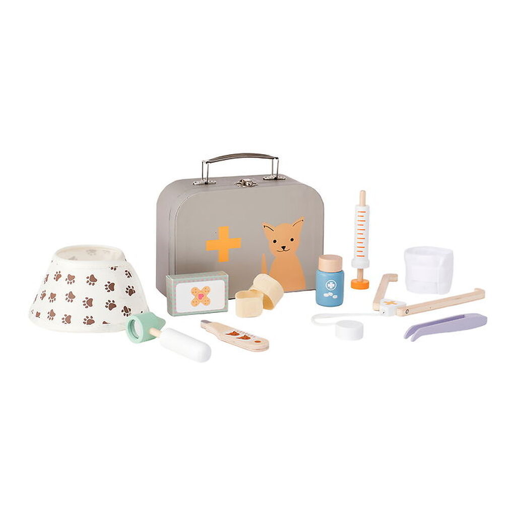 Kids Concept Lægetaske -12 Dele - Træ