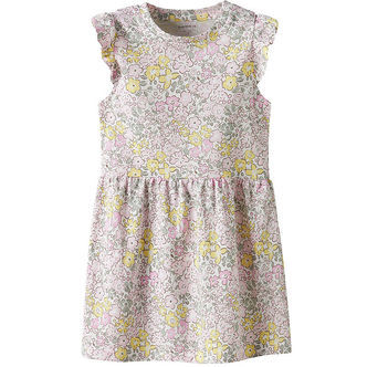 Name It Kjole - Modal - NmfHaile - Bright White/Lemon Meringue