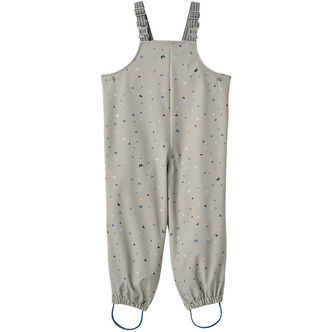 Wheat Regnbukser m. Seler - PU - Charlo - Light Flint Letters