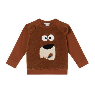 Stella McCartney Kids Sweatshirt - Brun m. Bjørn/Fleece