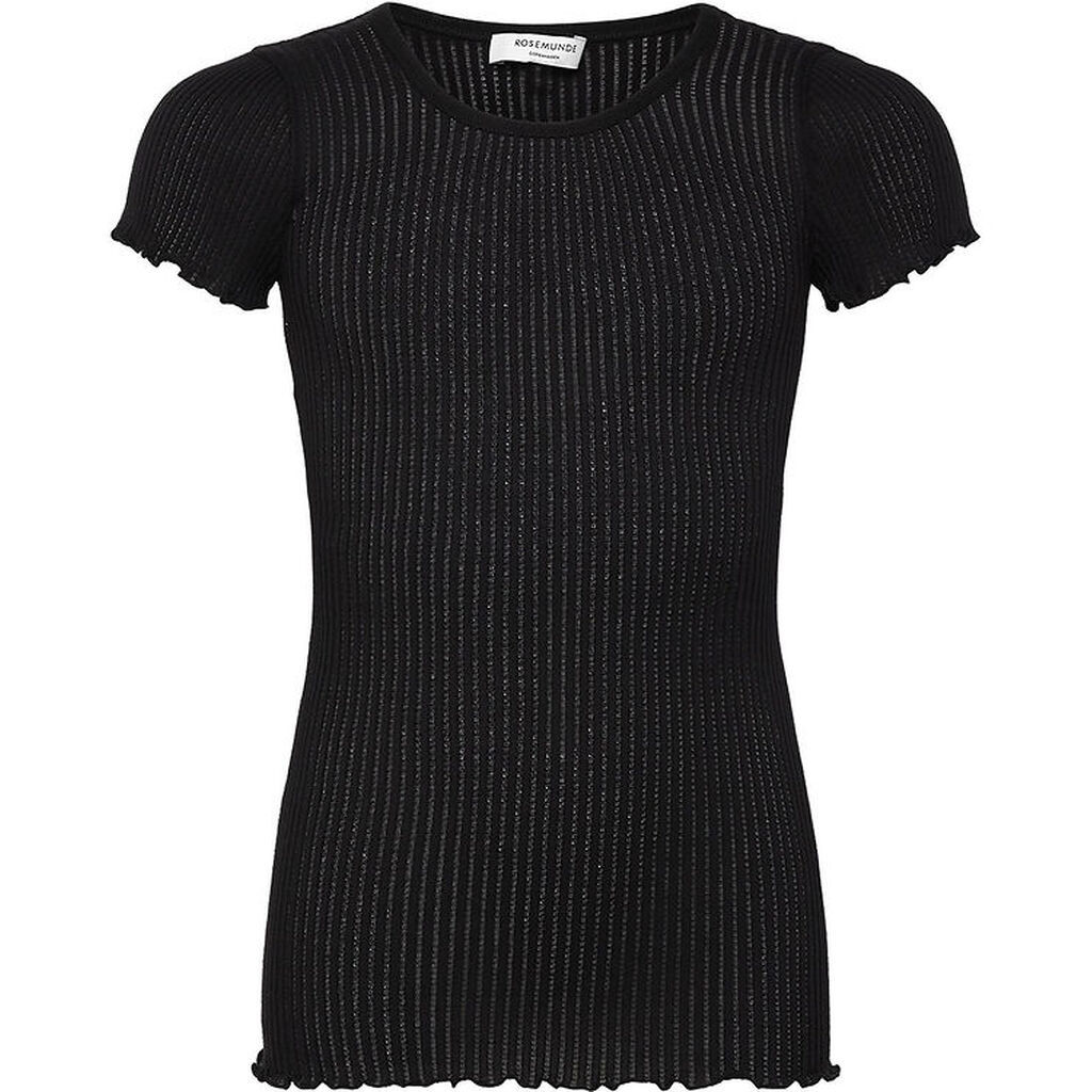 Rosemund T-shirt - Rib - Baku - Sort