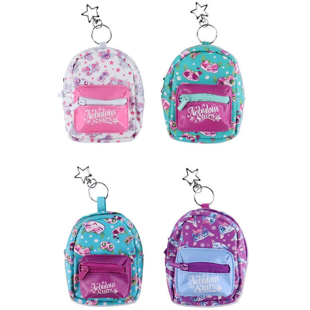 Nebulous Stars Nøglering - Rygsæk m. Mini-skrivesæt - Assorteret