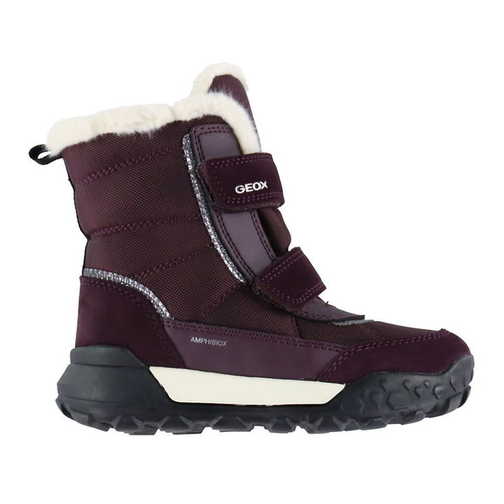 Geox Vinterstøvler - Tex - J Trekkyup B ABX - Dk Burgundy