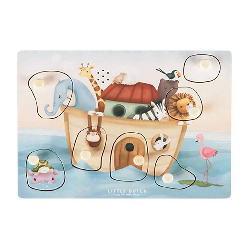 Little Dutch Puslespile m. Lyd - Noah's Ark