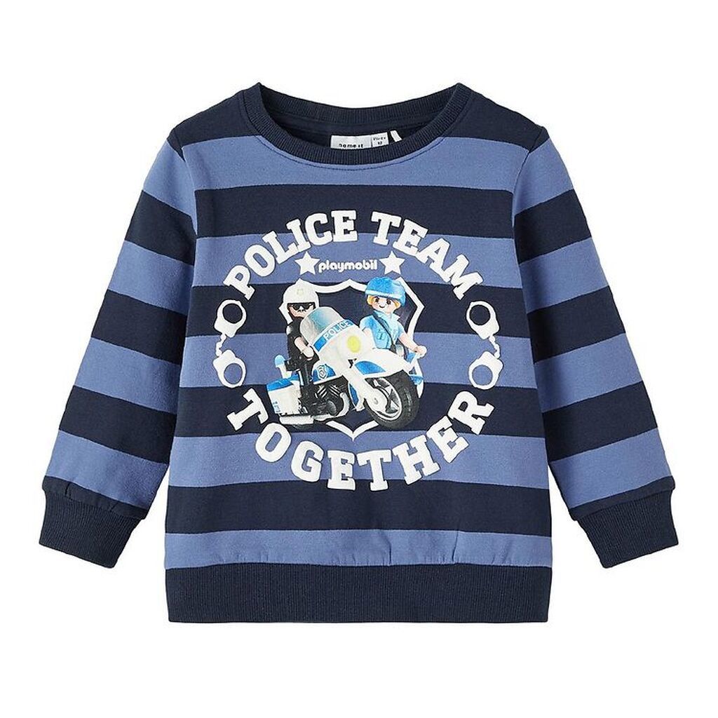 Name It Sweatshirt - NmmDes Playmobil - Dark Sapphire