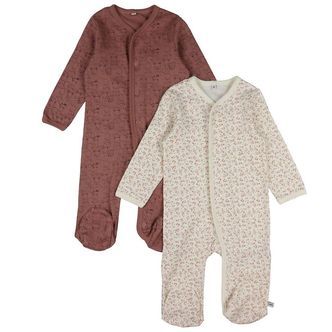 Pippi Baby Natdragter - 2-pak - Burlwood