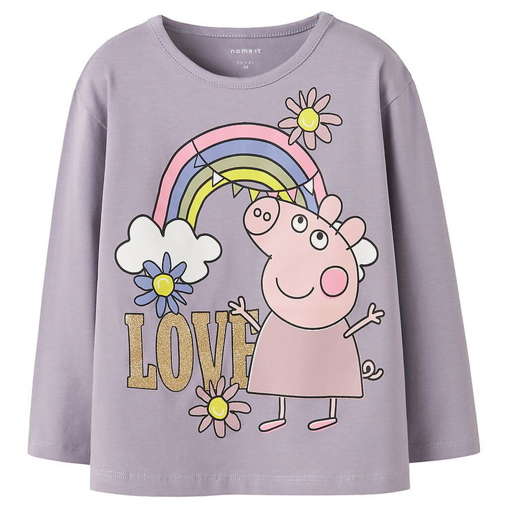 Name It Bluse - NmfDada - Gurli Gris - Lavender Gray