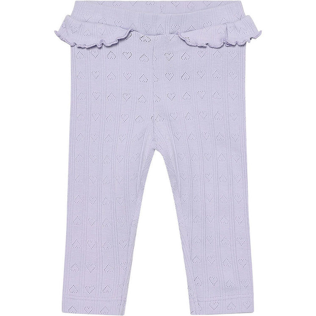 En Fant Leggings - Pointelle - Purple Heather