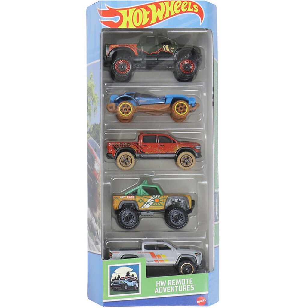 Hot Wheels Biler - 5-pak - HW Remote Adventures