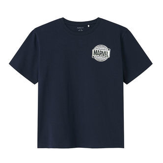 Name It T-shirts - Marvel - NkmMajor - Navy Blazer m. Print