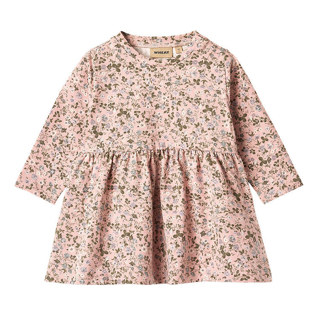 Wheat Kjole - Sessa - Rose Powder Flowers