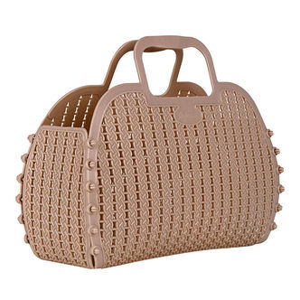Aykasa Foldekurv - 27x22x12 cm - Mini - Warm Taupe