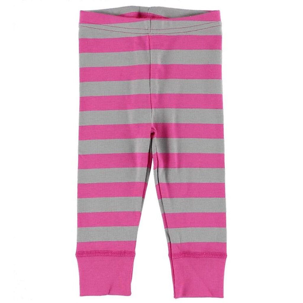 Katvig Leggings - Pink/Gråstribet