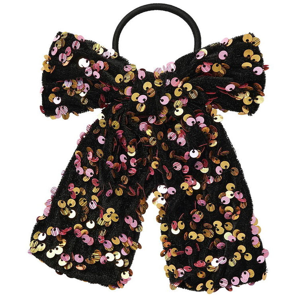 Name It Hårelastik m. Sløjfe - NkfRunica - Gold Colour m. Paliet