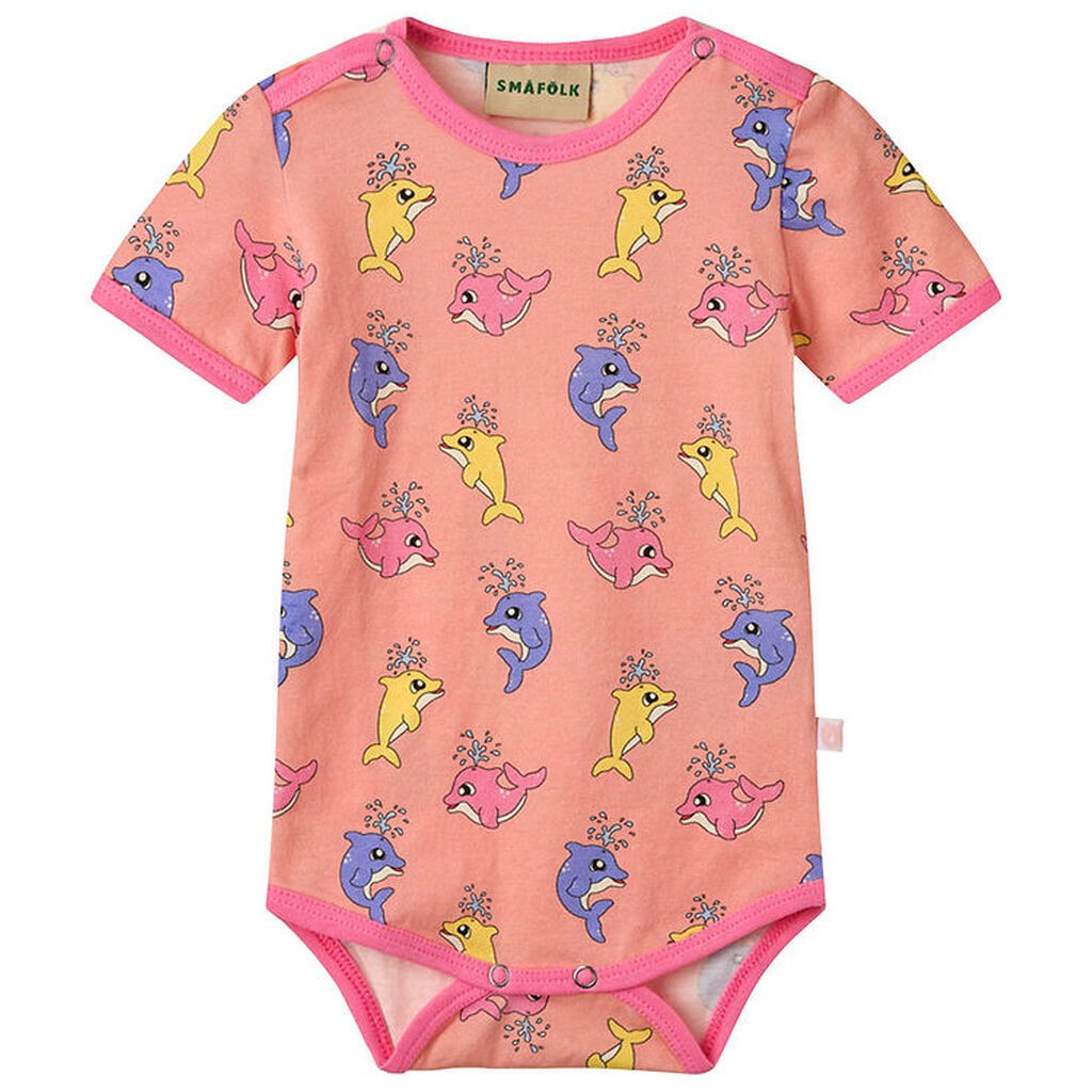 Småfolk Body k/æ - Blossom m. Babydelfiner