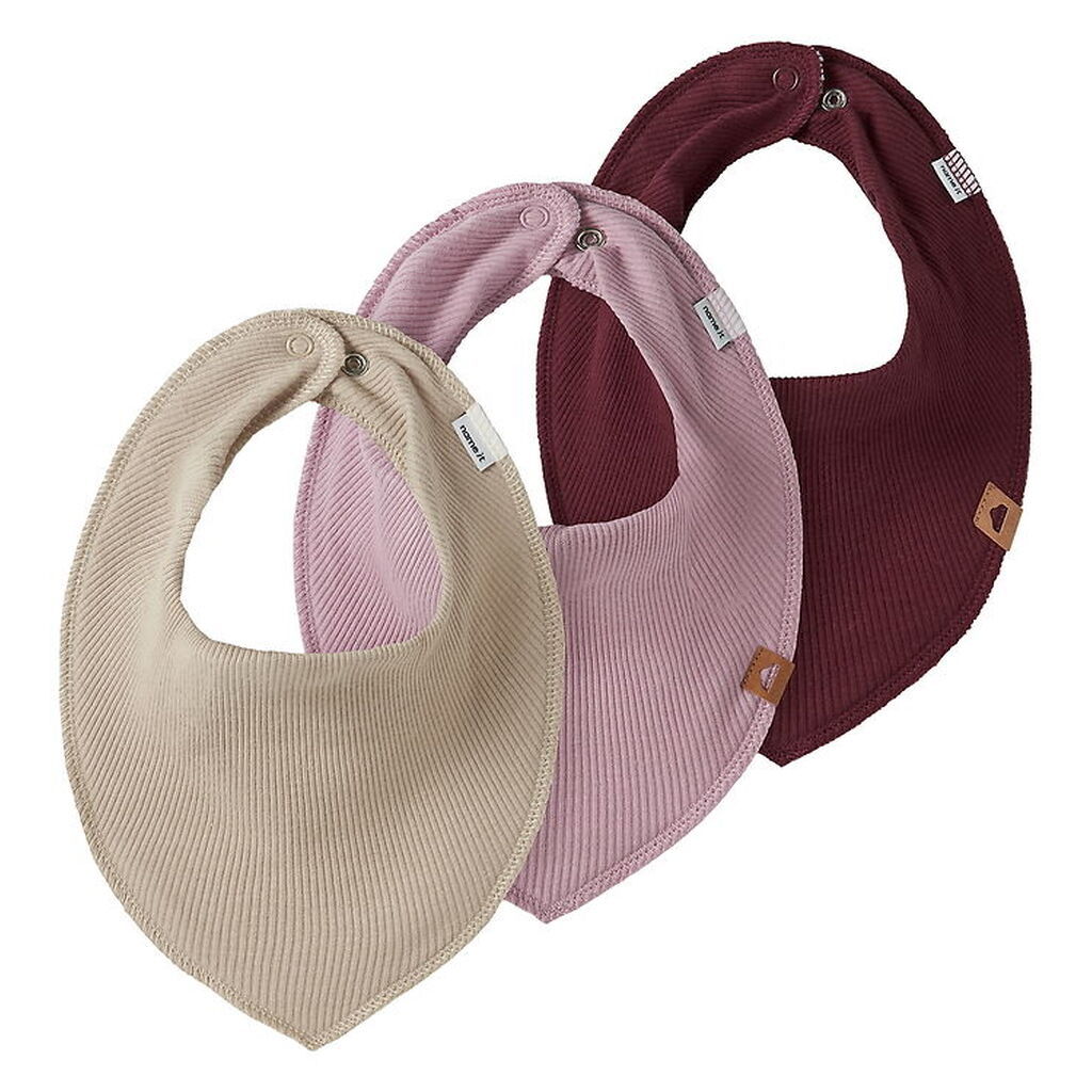 Name It Savlsmække - Rib - NbfYvette - 3-pak - Cement/Keepsake L