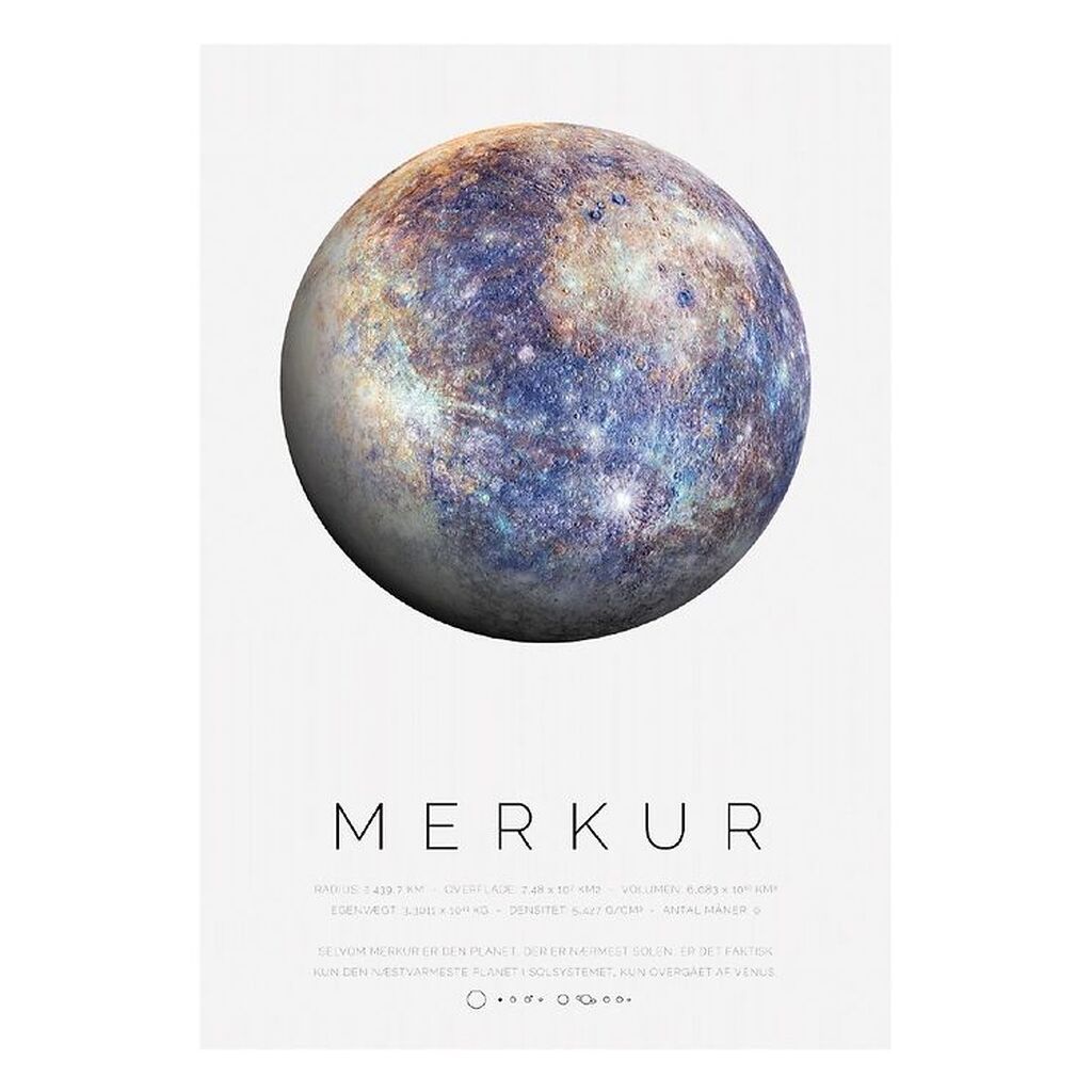 Citatplakat Plakat - B2 - Merkur