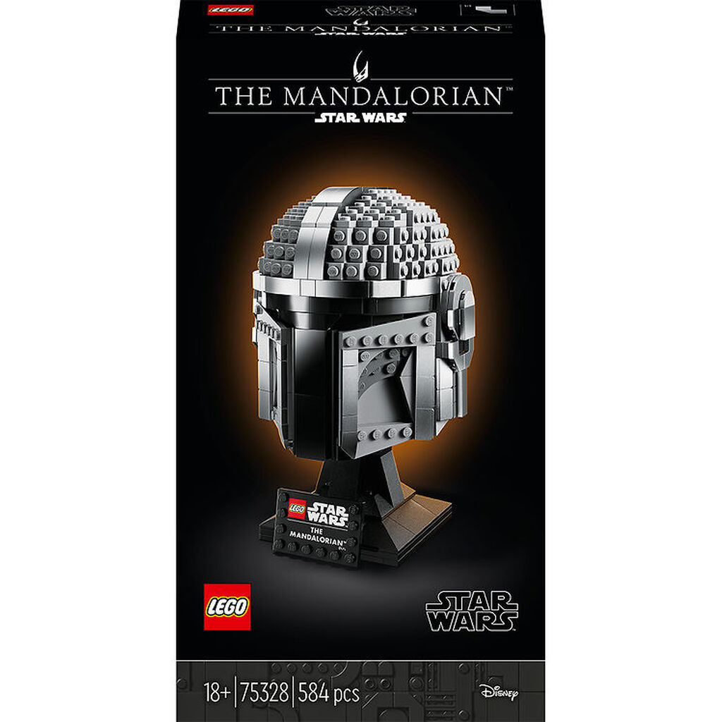 LEGOÂ® Star Wars - Mandalorianerens Hjelm 75328 - 584 Dele