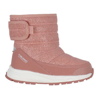 Viking Vinterstøvler - Equip Glitter Warm WP Pull-on - Pink