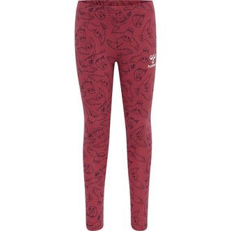 Hummel Leggings - hmlHarry Potter Onze - Earth Red m. Print