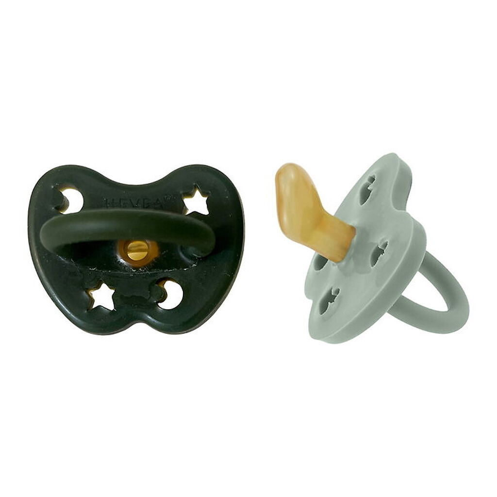 Hevea Sutter - 3-36 mdr - 2-pak - Naturgummi - Moss Veil