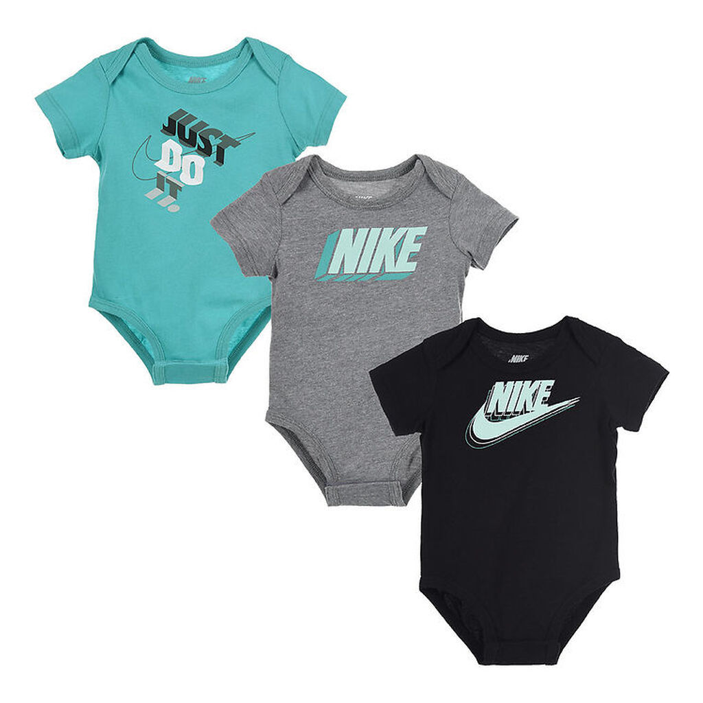 Nike Bodyer k/æ - Block - 3-Pak - Washed Teal